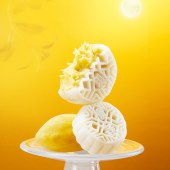 榴芒一刻（198档）金枕榴莲冰皮月饼