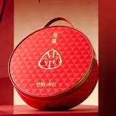 觅菓大坚果（觅菓礼盒赤红款6罐）竹韵坚果礼盒