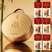 觅菓大坚果（觅菓礼盒鎏金款6罐）竹韵坚果礼盒