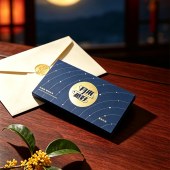 礼有度·致境系列「鎏金1388型」中秋节30选1高端礼品卡册